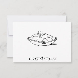 Cartes RSVP Cinderella Slipper