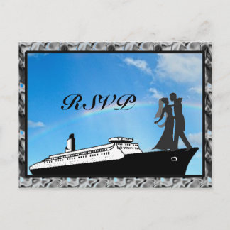 Cartes RSVP de croisière mariage