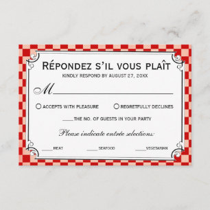 Cartes RSVP de Mariage en tableau de bord Steampun