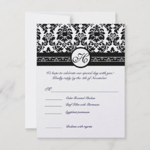 Cartes RSVP - Exiger la taille 5 x 7 des invitatio
