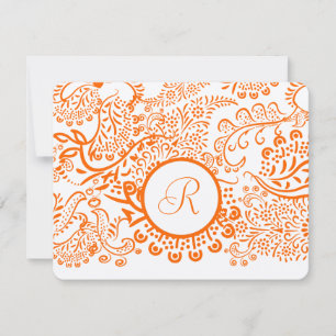 Cartes RSVP - Exiger la taille 5 x 7 des invitatio