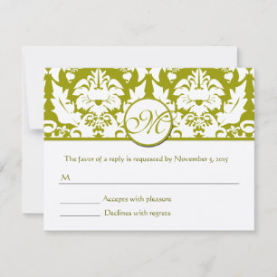 Cartes RSVP-Exigez les Inivitations de 5 x 7