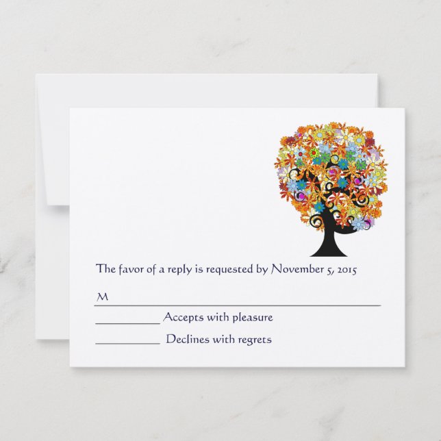 Cartes RSVP-Exigez les Inivitations de 5 x 7 (Devant)