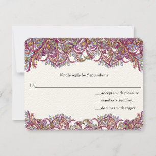 Cartes RSVP-Exigez les Inivitations de 5 x 7