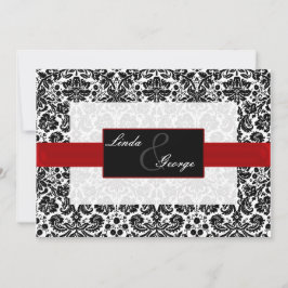 cartes rsvp noir et blanc