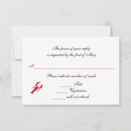 Cartes RSVP/Réponses "Deep Sea"