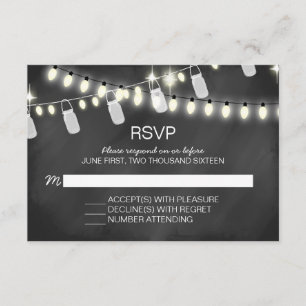 Cartes RSVP Romantic