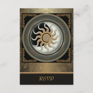 Cartes RSVP Sun et Moon Pagan