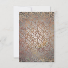 Cartes RSVP vintages Toscane Damask Élégantes