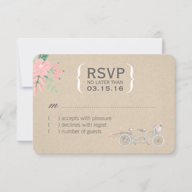 Cartes RSVP VTT Cute (Devant)