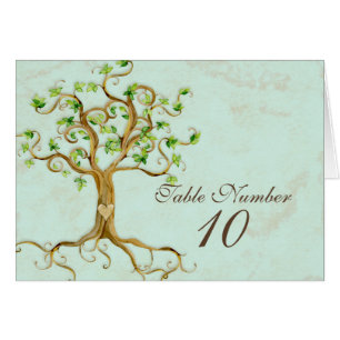Cartes sages de nombre Antiqued par racines de