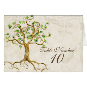 Cartes sages de nombre Antiqued par racines de