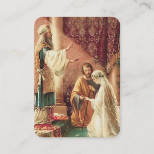 Cartes Saintes de Mariage pour Engagement Catholiq