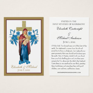 Cartes saintes Mariages byzantines orthodoxes