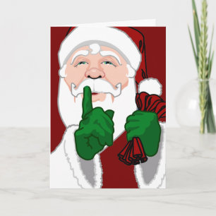 Cartes Santa Clause Carte de voeux de Noël personn