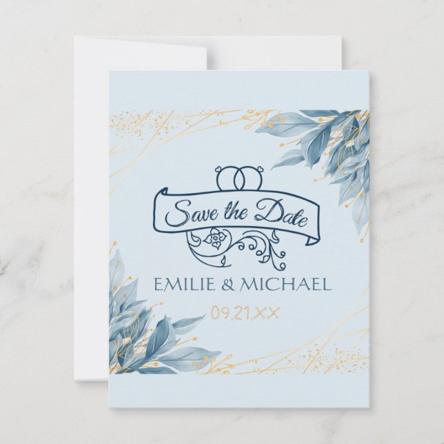 cartes save the date mariage  (Devant)