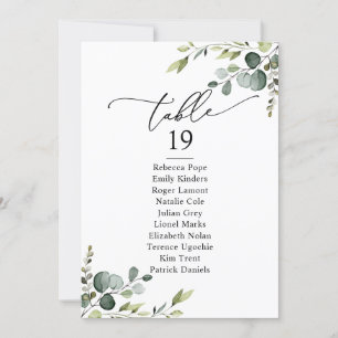 Cartes simples de Mariage de verdure rustique