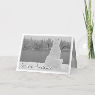 Cartes Snowman personnalisées Cartes Snowman