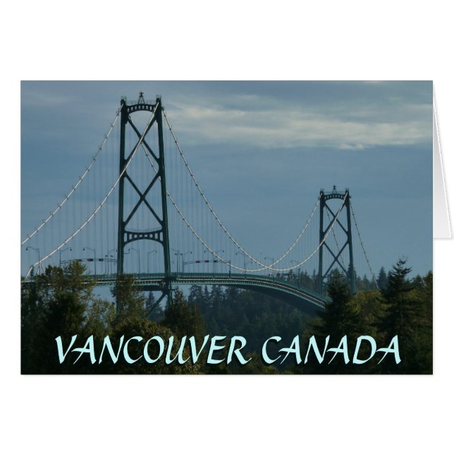 Cartes souvenirs de Vancouver BC Cartes de visite  (Devant horizontal)