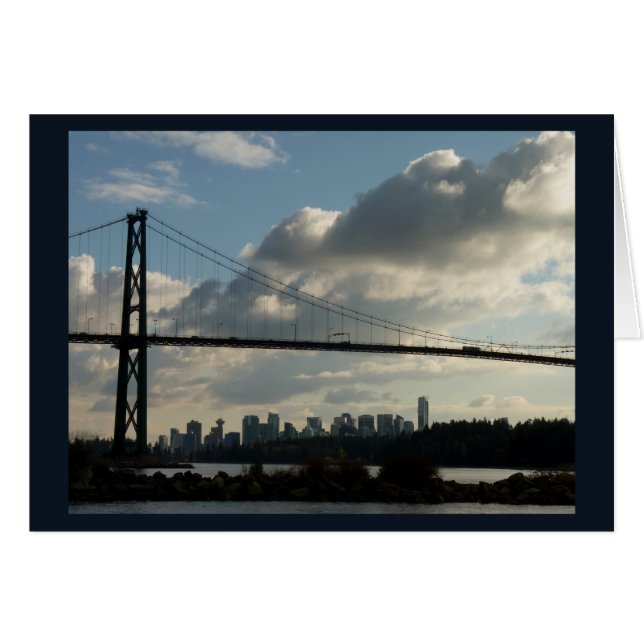 Cartes souvenirs de Vancouver BC Cartes de visite  (Devant horizontal)