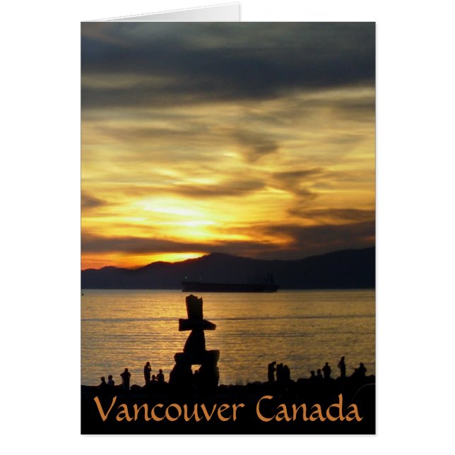 Cartes souvenirs de Vancouver Cartes paysages Inuk (Devant)