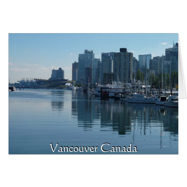 Cartes souvenirs Vancouver BC Personnalisé Vancouv (Devant horizontal)