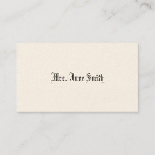 Cartes téléphoniques victoriennes simples