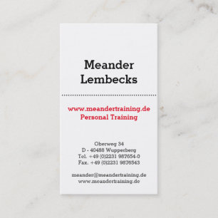 Cartes typo en portrait