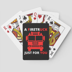 Cartes UN FIRETRUCK JUSTE POUR VOUS amusant jeu de mots