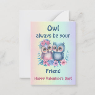 Cartes Valentines de l'école pour enfants