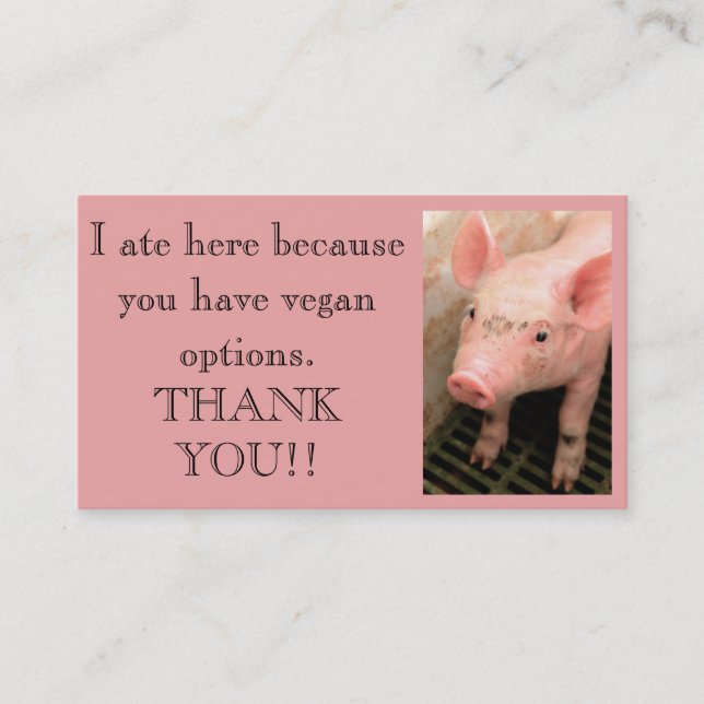 Cartes végétaliennes de Merci d'Outreach (Devant)
