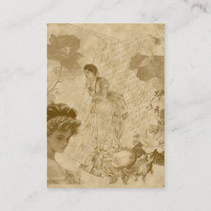 cartes verticales orientées de profil d'affaires