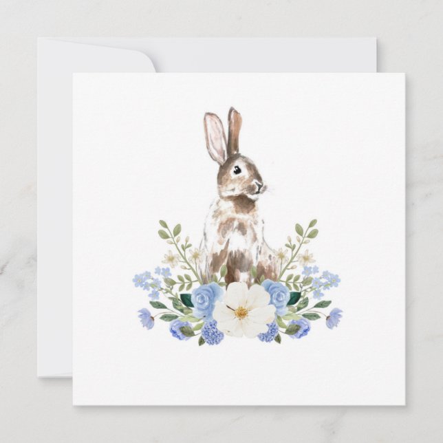 Cartes vierges Baby Shower Bunny (Devant)