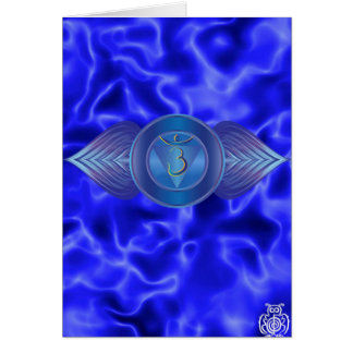 Cartes vierges de Chakra de troisième oeil