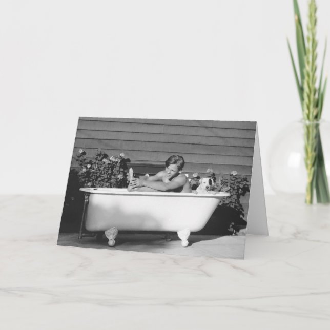 Cartes vierges de note avec l'image hilare (Devant)