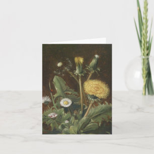 Cartes vierges florales vintages de note