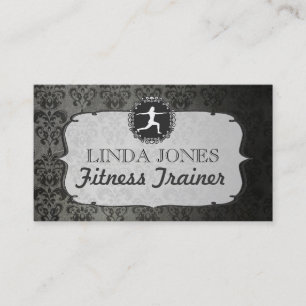 Cartes vintages d'entraîneur de forme physique de