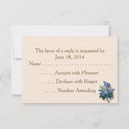 Cartes vintages Lilacs RSVP