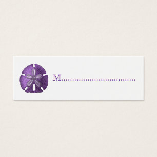 Cartes violettes d'allocation des places de