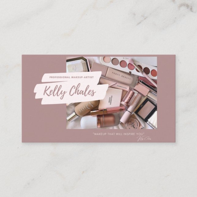 Cartes Visite Makeup Artist TAS Visitenkarte (Vorderseite)