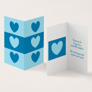 Cartes volontaires de Merci par le dalDesignNZ