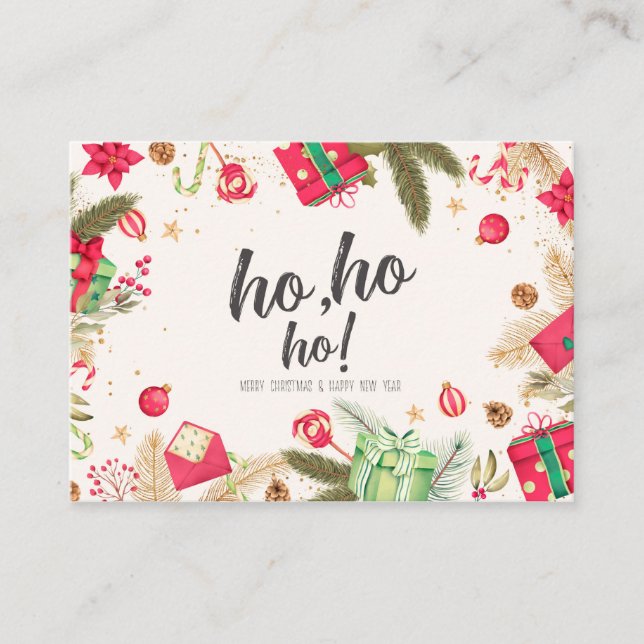 Cartes Xmas vintages (Devant)