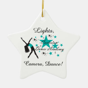 Cartesion "Lichter, Kamera, Tanz!" Verzierung Keramik Ornament