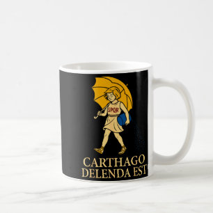 Carthago Delenda Est Lustige römische Geschichte K Kaffeetasse