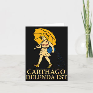 Carthago Delenda Est Lustige Römische Geschichte K Karte