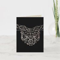 Cartierr Jewelry Necklace ~ Begrüßung / Note Card