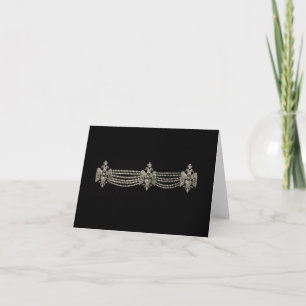 Cartierr Schmuck-Armband ~ Gruß-/Anmerkungs-Karte Karte