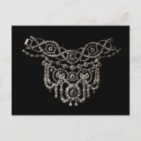 Cartierr Schmuck Halskette ~ Postkarte