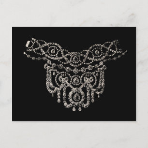 Cartierr Schmuck Halskette ~ Postkarte