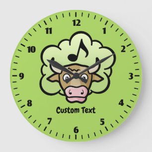 Cartographie au méthane de vache grande horloge